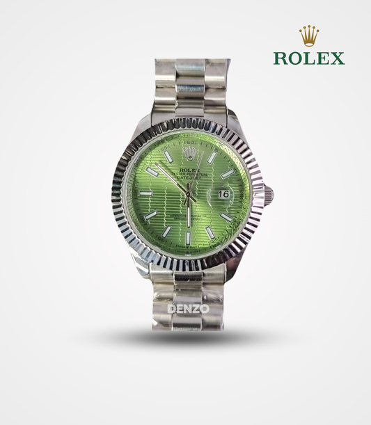 Rolex Oyster Perpetual Green Watch - Denzo Watches